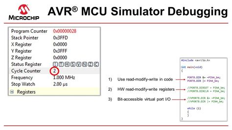 atmel studio simulator.